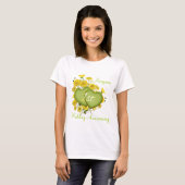Party-Wildblume zum 1. Hochzeitstag T-Shirt (Vorne ganz)