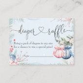 Party-Windeln im Winter-Geschlecht Begleitkarte (Vorderseite)