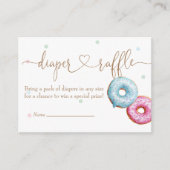 Party-Windeln von Donut Gender Begleitkarte (Vorderseite)