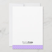 Party, wir werden eine Mädchen-Dusche bekommen Einladung (Rückseite)