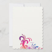 Party Wirbel Einladung (Rückseite)