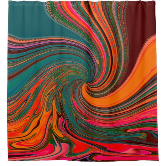 Party wirbeln....... duschvorhang (Vorderseite)