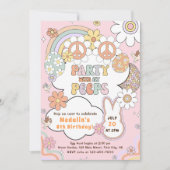 Party with My Peeps Birthday Party Einladung (Vorderseite)