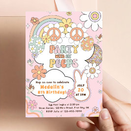 Party with My Peeps Birthday Party Einladung