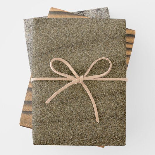 Party-Wrapping-Blatt für coolen Sandstrand Geschenkpapier Set (Beispiel)