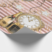 Party-Wrapping Paper für das neue Jahr Geschenkpapier (Ecke)