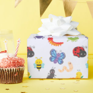 Party-Wrapping-Papier für niedliche Fehler Geschenkpapier