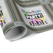 Party-Wrapping-Papier Geschenkpapier (Rolleneckpunkt)
