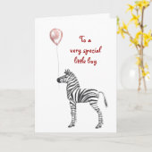 Party Zebra Boys Geburtstagkarte Karte (Gelbe Blume)