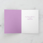 Party Zebra Girls Geburtstagkarte Karte (Innenseite)