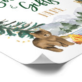 Party-Zeichen für Bücher und Geschenke Poster (Ecke)