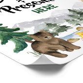 Party-Zeichen für Bücher und Geschenke Poster (Ecke)