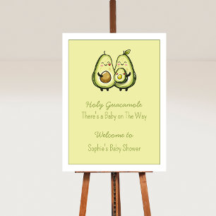 Party-Zeichen für die Dusche von Heiligen Guacamol Poster