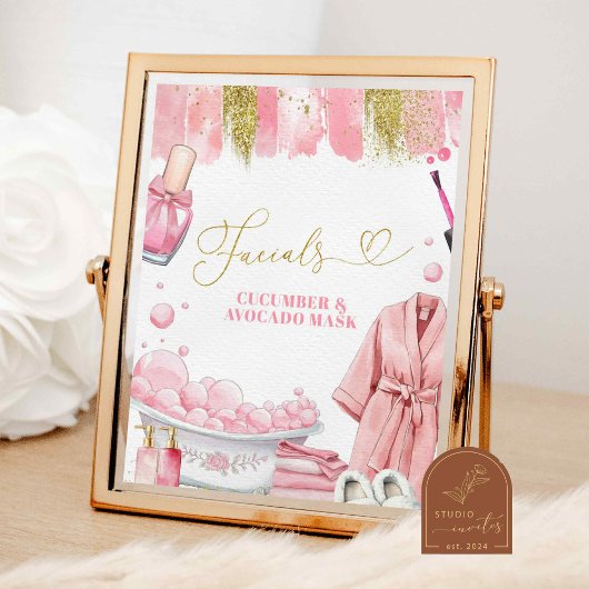 Party-Zeichen für Maskenmaske Poster