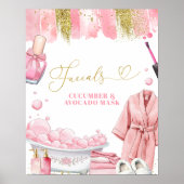 Party-Zeichen für Maskenmaske Poster (Vorne)