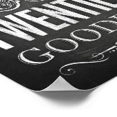 Party-Zeichen / KISSEN IHRE TWENZEN GUT Poster (Ecke)