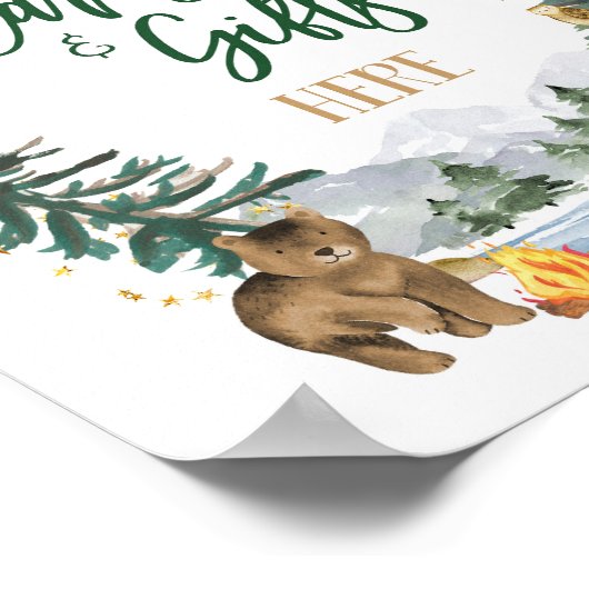 Party-Zeichen Poster (Ecke)