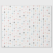 Party-Zeilenumbruch Geschenkpapier (Flach)