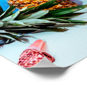 Party Zeit Ananas mit Gastgeschenken Kleine Poster (Ecke)