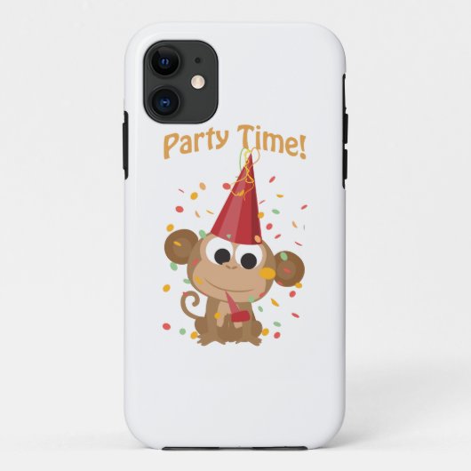 Party Zeit! Confetti Monkey Case-Mate iPhone Hülle (Rückseite)