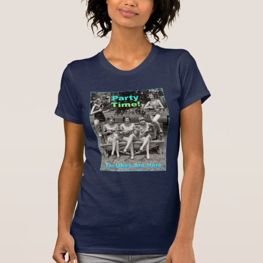 Party-Zeit! Das Ukes sind hier T-Shirt (Vorderseite)