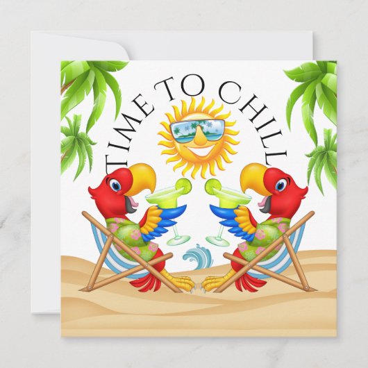 PARTY ZEIT Einladung (Vorderseite)