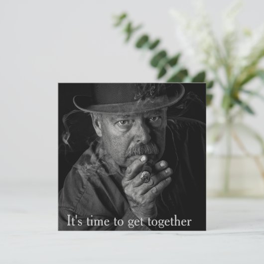 Party-Zeit Einladung (Stehend Vorderseite)