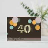 Party-Zeit Einladung (Stehend Vorderseite)