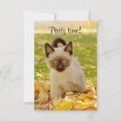 "Party-Zeit-" Einladung (Vorderseite)