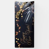 Party-Zeit! Frohes Neujahrsbanner Banner (Vertikal)