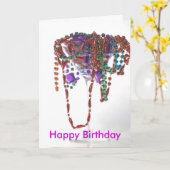 Party Zeit, Happy Birthday Karte (Gelbe Blume)