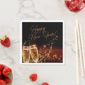 Party-Zeit! Happy New Year Napkins Serviette (Beispiel)