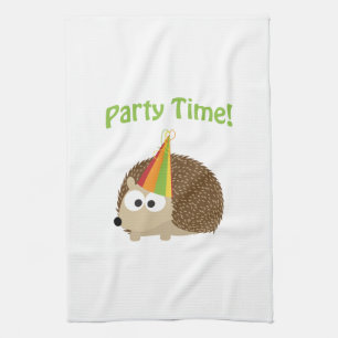 Party Zeit! Igel Geschirrtuch