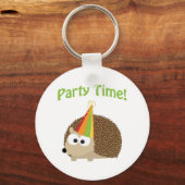 Party Zeit! Igel Schlüsselanhänger (Vorderseite)