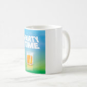 Party Zeit Kaffeetasse (VorderseiteRechts)