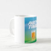 Party Zeit Kaffeetasse (Vorderseite Links)