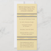 Party-Zeit-Katzen-Einladung - Gewohnheit Einladung (Rückseite)