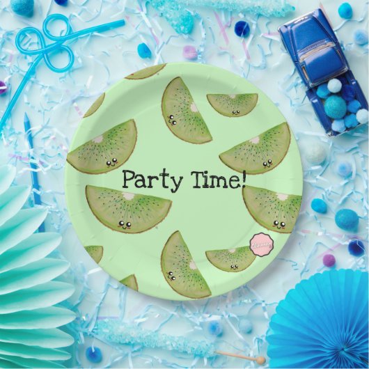 Party Zeit! Kawaii Kiwi Paper Tellers Pappteller (Party)