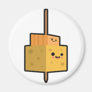 Party-Zeit-Nahrungsmittelkäse-Stock-Magnet Magnet