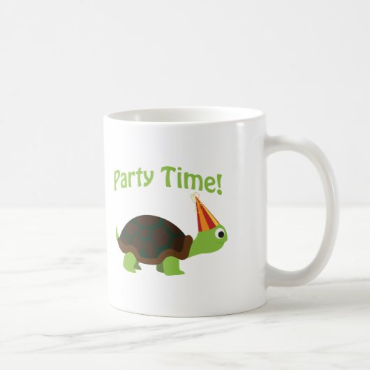 Party Zeit! Schildkröte Kaffeetasse (Rechts)