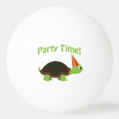 Party Zeit! Schildkröte Tischtennisball (Rückseite)