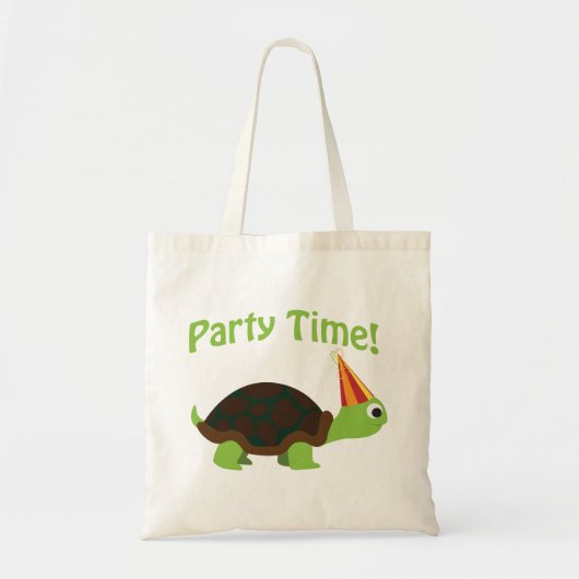 Party Zeit! Schildkröte Tragetasche (Vorne)