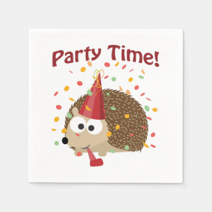 Party-ZeitConfetti Hedgeho Serviette
