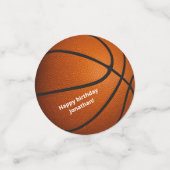 Party zu sportlichen Basketballfeiern Konfetti (Klein Vorderseite)