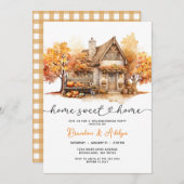 Party Zuhause Sweet Zuhause Pumpkin Einladung (Vorne/Hinten)