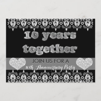 Party zum 10. Jubiläum - 10 Jahre gemeinsam hören Einladung