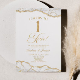 Party zum 1. Hochzeitstag Einladung