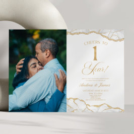 Party zum 1. Hochzeitstag Einladung