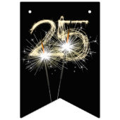 Party zum 25. Geburtstag oder Jahrestag Wimpelkette (Erste Fahne)