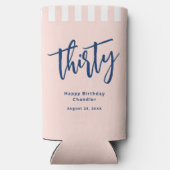 Party zum 30. Geburtstag Selters Dosenkühler (Rückseite)